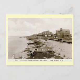 Saltaire, Fire Island, Vintage van New York Briefkaart