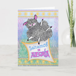 Saltamos  Alegría Felicitación Infantil Divertida Kaart