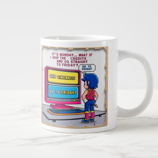 Saltar créditos hasta el viernes grote koffiekop (Rechts)