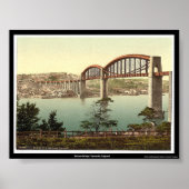 Saltash Bridge, Plymouth, Engeland Poster (Voorkant)