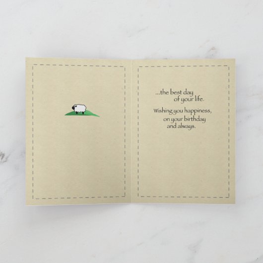 Saltbox Birthday House Kaart (Binnen)