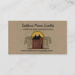 Saltbox en Moon Rustic Country Visitekaartje