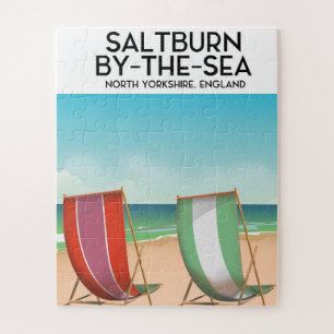 Saltburn-by-the-Sea vintageposter. Legpuzzel