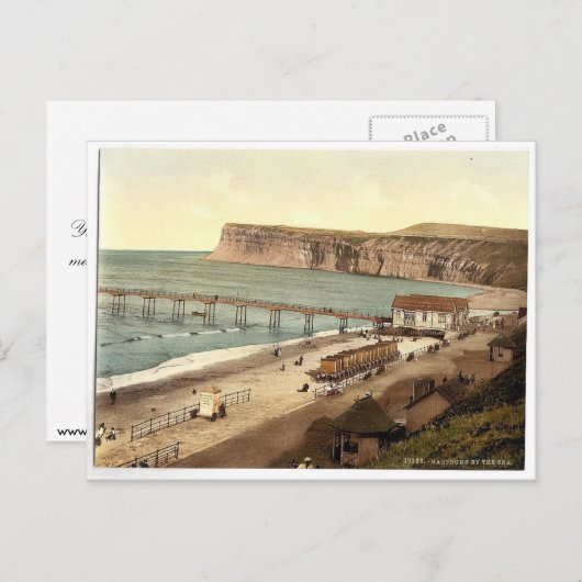 Saltburn-by-the-Zee, algemeen uitzicht, Yorkshire, Briefkaart (Voorkant / Achterkant)
