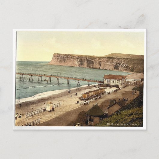 Saltburn-by-the-Zee, algemeen uitzicht, Yorkshire, Briefkaart (Voorkant)