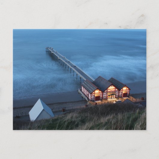 SALTBURN PIER - SALTBURN-BY-THE-ZEE, VK BRIEFKAART (Voorkant)