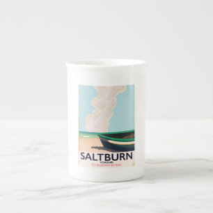 Saltburn - Yorkshire vintage reisposter. Porselein Kop