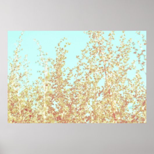 Saltbush Atriplex Blad Natuur Minimalistische Post Poster (Voorkant)