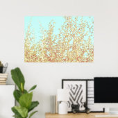 Saltbush Atriplex Blad Natuur Minimalistische Post Poster (Thuiskantoor)