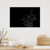 Saltbush Atriplex Leaf Natuur Minimalistisch Poste Poster (Keuken)