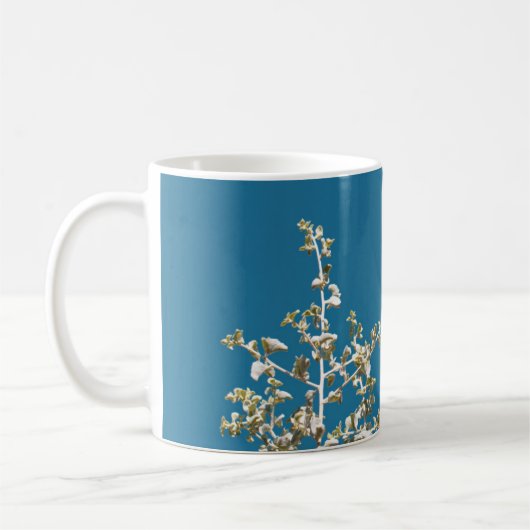 Saltbush Leaves Sky Lijst Minimaliserende Mok Cup (Links)