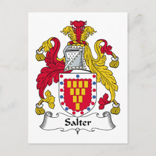 Salter Family Crest Briefkaart