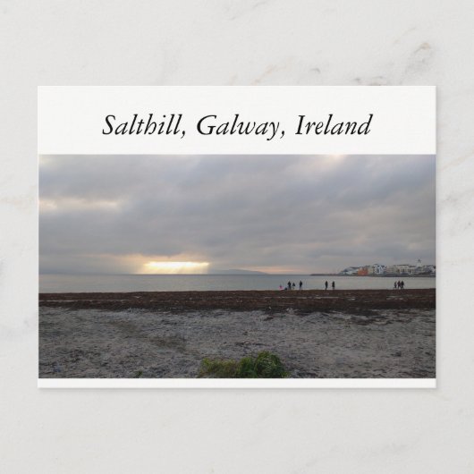 Salthill, Galway, Ierland Briefkaart (Voorkant)