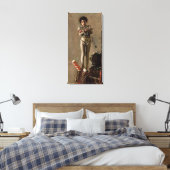 Saltimbanco Antonio Mancini Canvas Afdruk (Insitu (Slaapkamer))