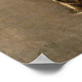 Saltimbanco door Antonio Mancini Poster (Hoek)