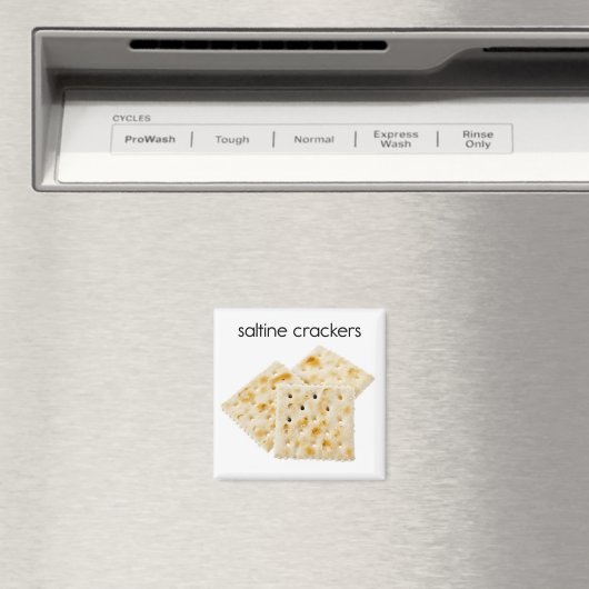 Saltine Crackers Refkoelkast Magnet (Insitu (Vaatwasser))