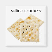 Saltine Crackers Refkoelkast Magnet (Voorkant)