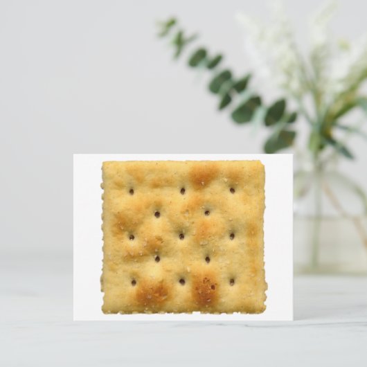 Saltine Soda Crackers Briefkaart (Staand voorkant)