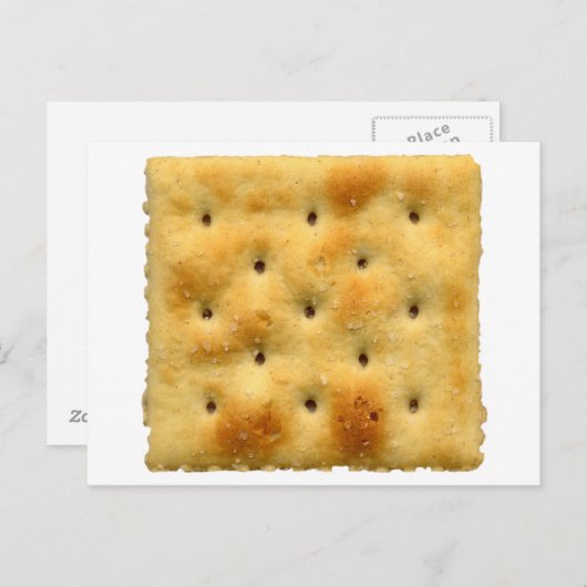 Saltine Soda Crackers Briefkaart (Voorkant / Achterkant)