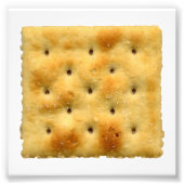 Saltine Soda Crackers Foto Afdruk (Voorkant)