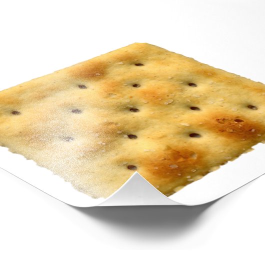 Saltine Soda Crackers Foto Afdruk (Hoek)