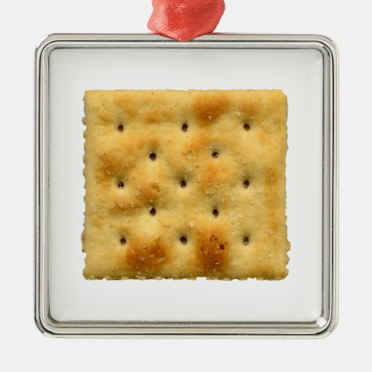 Saltine Soda Crackers Metalen Ornament (Voorkant)