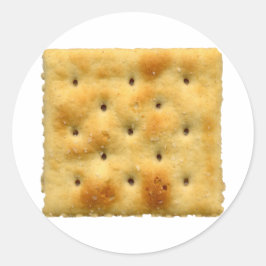 Saltine Soda Crackers Ronde Sticker