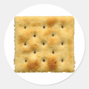 Saltine Soda Crackers Ronde Sticker