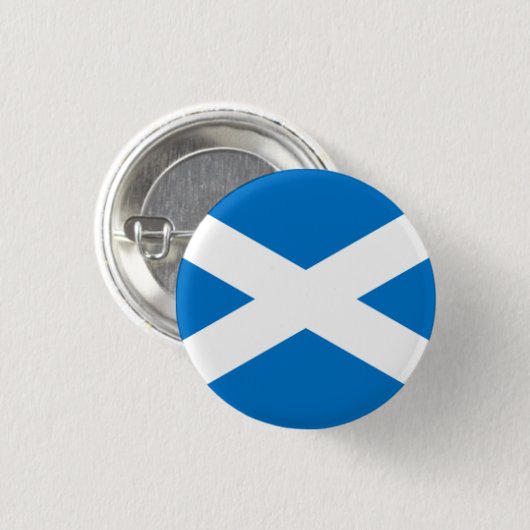 Saltire Badge Ronde Button 3,2 Cm (Voorkant /achterkant)