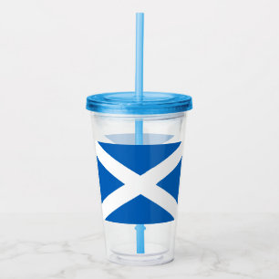 Saltire ~ Flag bij Schotland Acryl Drinkbeker