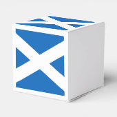 Saltire ~ Flag bij Schotland Bedankdoosjes (Achterkant)