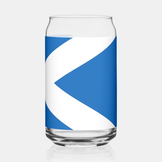 Saltire ~ Flag bij Schotland Blikvorm Glas (Achterkant)