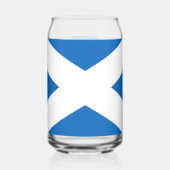 Saltire ~ Flag bij Schotland Blikvorm Glas (Links)