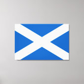 Saltire ~ Flag bij Schotland Canvas Afdruk (Voorkant)
