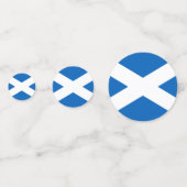 Saltire ~ Flag bij Schotland Confetti (Achterkanten)