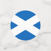 Saltire ~ Flag bij Schotland Confetti (Kleine voorkant)