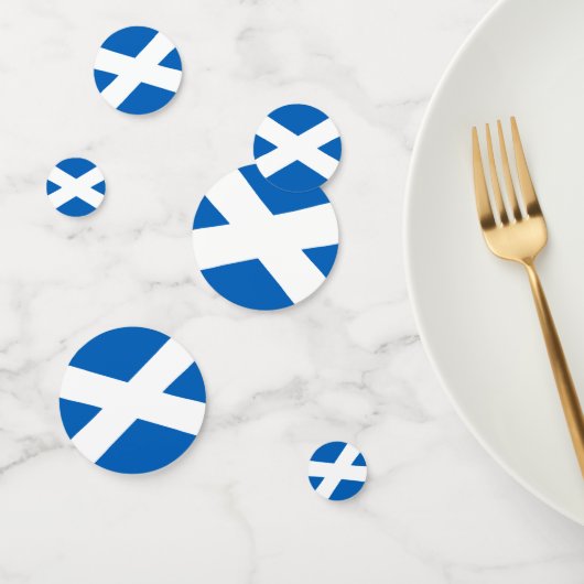 Saltire ~ Flag bij Schotland Confetti (Groep)