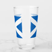 Saltire ~ Flag bij Schotland Glas (Links)