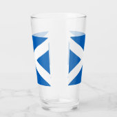 Saltire ~ Flag bij Schotland Glas (Rechts)