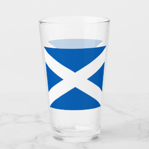 Saltire ~ Flag bij Schotland Glas