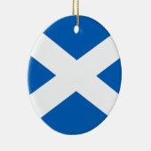 Saltire ~ Flag bij Schotland Keramisch Ornament (Rechts)