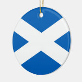 Saltire ~ Flag bij Schotland Keramisch Ornament (Links)