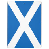 Saltire ~ Flag bij Schotland Klembord (Achterkant)
