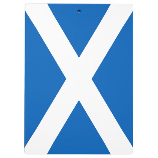 Saltire ~ Flag bij Schotland Klembord (Achterkant)