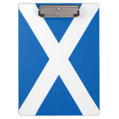 Saltire ~ Flag bij Schotland Klembord (Voorkant)