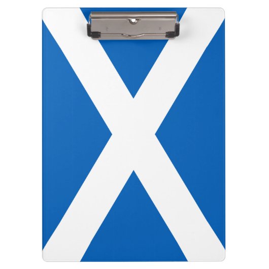 Saltire ~ Flag bij Schotland Klembord (Voorkant)