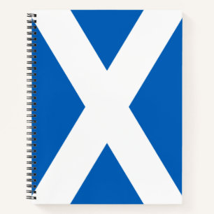 Saltire ~ Flag bij Schotland Notitieboek