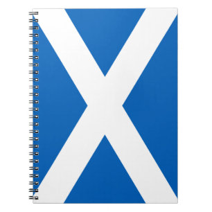 Saltire ~ Flag bij Schotland Notitieboek
