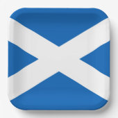 Saltire ~ Flag bij Schotland Papieren Bordje (Voorkant)