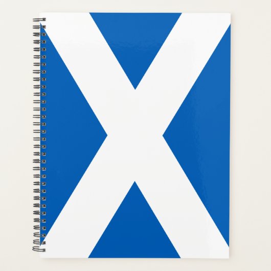 Saltire ~ Flag bij Schotland Planner (Voorkant)